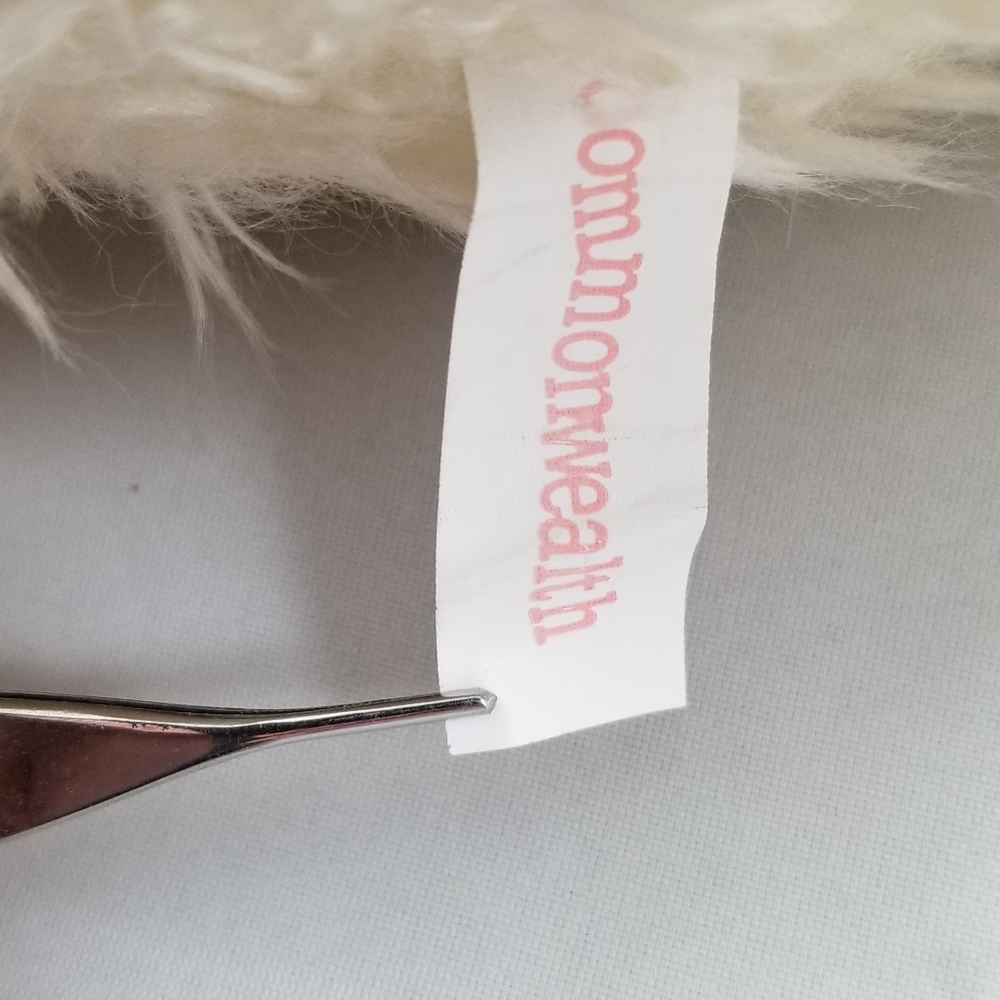 Commonwealth White Bunny Long Floppy Ears Plush Stuffed Animal Easter Bow 20" - Picture 12 of 13
